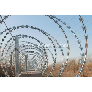 Anti-Climbing Concertina Razor Wire